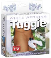Bachelorette Party - White Wedding Tuggie - Discount Bachelor Party Gifts